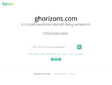 Tablet Screenshot of ghorizons.com